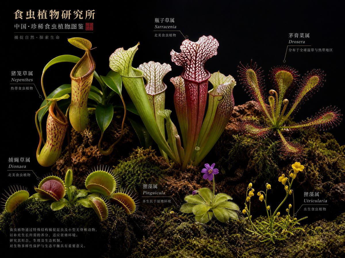 海角【海角植物视频】热带雨林珍稀食虫植物完整视频教程演示